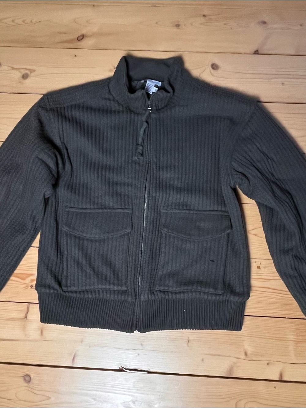 Carbon2Cobalt Women’s Black Corduroy Zip Jacket Size S